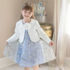 【サックス】刺繍チュールとポンチボレロのアンサンブル TAK キャサリンコテージ