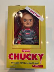 新品未使用　supremeコラボ チャッキー　CHUCKY Supreme】チャッキードールにボックスロゴ着せてみた！ Box Logo