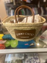 未使用 JIMMY CHOO カゴバック ジミーチュウ トートバッグ