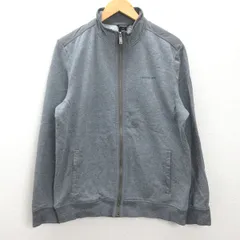 H■カルバンクライン/Calvin Klein Jeans フルジップ スウェットジャケット【M/M】灰色/MENS■88【中古】のサムネイル