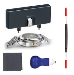 【数量限定】裏ふた開け器 電池交換自分でできる ケース開けアクセサリー 裏蓋外しキット 時計裏蓋オープナー スクリューバックオープナー 腕時計電池交換工具 TICFROGのサムネイル