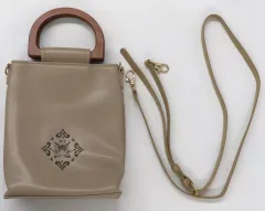 【中古】バッグ ダヤン(タイル/薄茶) 合皮ハンドル2WAYバッグ 「わちふぃーるど(Wachifield)」