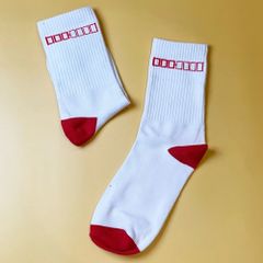 着る文具 郵便番号 ソックス レディース/メンズ 靴下 Tcollector はがき 封筒 配達 かわいい 柔らかい 素材