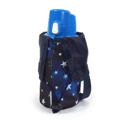 COLORFUL CANDY STYLE 新品  水筒カバー スモールタイプ 撥水 軽量タイプ スターリングシルバー 子供用 水筒カバー ショルダー 子供 水筒 カバー 肩掛け 水筒 ケース ボトルカバー 水筒ケース 600ml 小学校