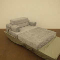 【送料無料！】 シングル マットレス グレー くつろぎソファマットレス　シングル ベッド ベッドマット 一人暮らし ワンルーム 快眠 高品質