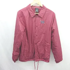 ◇ ⊂ NIKE ナイキ 通気性良好 長袖 ナイロンジャケット サイズS レッド系 メンズ E  【1507160022495】