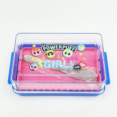 파워 퍼프 걸즈 커팅 가이드식 버터 케이스 키친 일본제 파워 퍼프