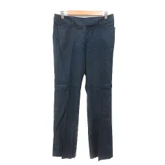 バーニーズニューヨーク BARNEYS NEW YORK ストレートパンツ スラックス 42 紺 ネイビー /MNのサムネイル