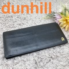 極美品！】ダンヒル 長財布 ラウンドファスナー ウィンザー ロゴ 総柄