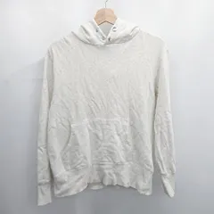 ◇ Θ nano universe ナノ ユニバース シンプル系 長袖 プルオーバーパーカー サイズM グレー系 レディース メンズ E  【1507080009620】