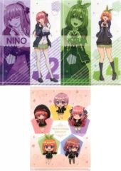 [중고] 클리어 파일 니노/요바/미니 캐릭터 집합 A4 클리어 파일 3장 세트 [5등분의 신부×돈키호테×돈키호테]