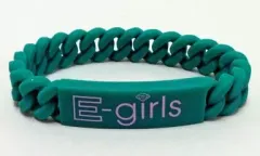 【中古】アクセサリー(非金属)(女性) [単品] E-girls(グリーン) 会場限定ゴムブレス 「E-girls LIVE TOUR 2014 “COLORFUL LAND”」