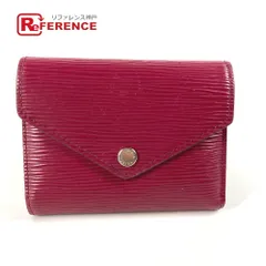 LOUIS VUITTON ルイヴィトン 3つ折り財布 ポルトフォイユ・ヴィクトリーヌ M62171 エピレザー フューシャ パープル