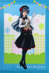 【新品】青春ブタ野郎　桜島麻衣　100cm タペストリー　青ブタ 青ブタ」桜島麻衣＆ランドセルガールのフィギュアがセットに