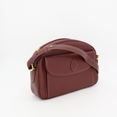 カルティエ CARTIER ショルダーバッグ マスト レザー ボルドー