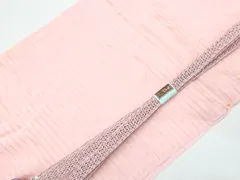 【一輝堂】リサイクル着物 和装小物 帯締め帯揚げセット 夏物 絽 夏 撫子地紋 帯締 帯揚 25w06-7874