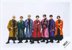 【中古】生写真(STARTO) WEST./集合(7人)/横型・全身/「WEST. 10周年記念展　関西七色男大祭り」グッズオフショット/公式生写真