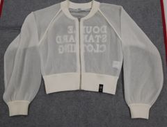 DOUBLE STANDARD CLOTHING ダブルスタンダードクロージング バックロゴ シースルーブルゾン size:F囗T巛
