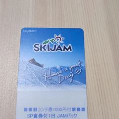 施設利用券 スキージャム勝山 スキーリフト券2枚