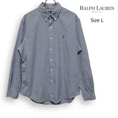 RALPH LAUREN ラルフローレン ボタンダウン ギンガムチェック 長袖 シャツ L