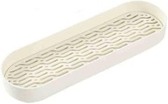 コップ置き場 水切り トレー 箸 キッチン 水切りトレー りラック トレイ  水切り網 カゴ スタンド,28×8×3.5cm　9a
