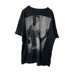 TUPAC 半袖 プリントTシャツ XXL ブラック トゥーパック プルオーバー ビッグサイズ ヒップホップ ラップT 古着卸 アメリカ仕入 a705-6568