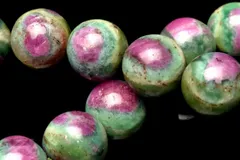 【１点物】秘めた情熱が宿る宝石 ルビーインフックサイト　11mm　ブレスレット パワーストーン 天然石 _M9140