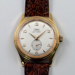 ヴィンテージ ORIS オリス 手巻Hand-Winding 35mm Silver Dial ユニタス UNITAS Cal.6565 Working Ref.7427-26