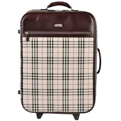 希少 バーバリー キャリーケース キャリーオンバッグ ノバチェック 希少 バーバリー キャリーケース キャリーオンバッグ ノバ