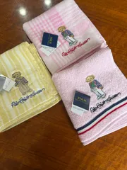 新品　3枚セット　ポロラルフローレン  ベア　タオルハンカチ