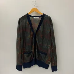 H*U様 TOGA VIRILIS　トーガビリリース マーブルプリントカーディガ TOGA VIRILIS(トーガ ビリリース)のJacquard knit cardigan NAVY