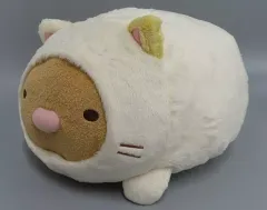 【中古】ぬいぐるみ とんかつ ぽかぽかねこびより うつぶせぬいぐるみBIG 「すみっコぐらし」