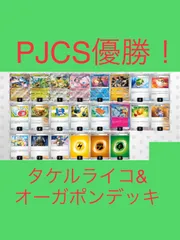 タケルライコEX　優勝構築　構築済みデッキ