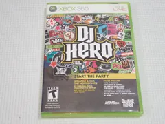 xbox360★DJ HERO START THE PARTY 海外版 北米版 ソフト単品★箱付・説明書付・ソフト付★動作確認済