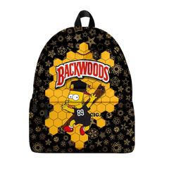backwoods  プリント リュック オックスフォードクロス素材 男女兼用 アカデミックスタイル  カジュアルバッグ