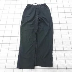 ◇ ⊇ FREAK'S STORE フリークスストア ピーチ起毛 ワイド イージーパンツ サイズS ブラック系 レディース E  【1508270014837】