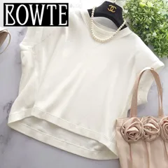 2024 バウト 半袖カットソー トップス  アイボリー ホワイト クルーネック