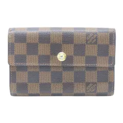 【中古】 Louis Vuitton ルイヴィトン N63067 ダミエ ポルトフォイユ・アレクサンドラ 三つ折り財布 コンパクトウォレット レディース A2502998 【無料ギフトラッピング承ります】