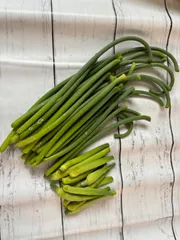 6月23日終了!!【北海道十勝芽室産】にんにくの芽 蕾付き 800ｇ＋αのサムネイル