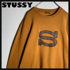 【人気XLサイズ】STUSSY スウェット 刺繍 ビッグロゴ 肉厚