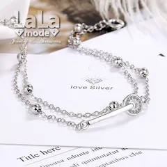 ブレスレット レディース サークル フルエタニティ CZダイヤモンド AAAA ジルコニア シルバー925 プラチナ ロジウムコーティング仕上げ アレルギー対応 華奢 送料無料 プレゼント 人気 細い かわいい シンプル アクセサリー ジュエリー