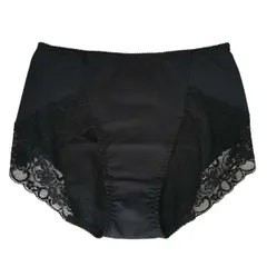 サニタリー 生理 ショーツ 多い日 ナイト レース 深ばき すっぽり 大きい 防水 安心 ずり上がらない くい込まない ひびかない M-4L s734