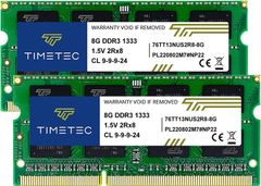 Kit (2x8GB) ノートPC用メモリ GB DDR3L 1333 16 MHz PC3L-10600 204 IC Pin SODIMM Hynix Laptop upgrade 16 Timetec GB Kit(2x8GB)