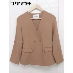 ◇ ◎ The Virgnia ザ ヴァージニア 2B 長袖 テーラードジャケット サイズ36 ブラウン レディース  【中古】 【1111240001821】のサムネイル