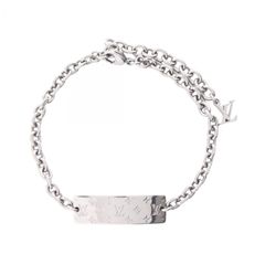 ルイ・ヴィトン LOUIS VUITTON ブレスレット モノグラム ボールド ステンレススチール ブレスレット レディース Used B