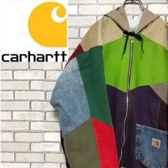 超希少 カーハート パッチワークデザイン リメイク マルチカラー 