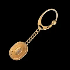 dunhill ダンヒル キーホルダー ブランド 小物 ゴールド イタリア製 刻印 楕円 メダルのサムネイル