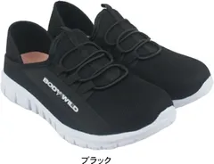 レディース スリッポン スニーカー サボサンダル バブーシュ クロッグサンダル 軽量 軽い スポーツ 春 夏 母の日 ボディワイルド BODY WILD tablh5538 ブラック M（23.5～24.0cm）