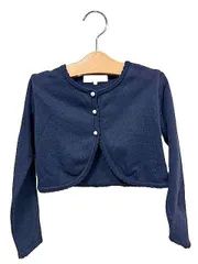 【中古】Tartine et Chocolat タルティーヌエショコラ 子供服 キッズ トップス カーディガン ネイビー 女の子 120cm＿S28＿セルモアから出品＿s-0904-r28