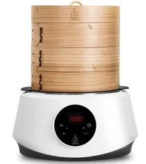 電気蒸し器O’MUSU-オムス　せいろ 調理器具 蒸籠ACアダプター説明書つき せいろ 電気蒸し器O'MUSU 詳細 – Ocrasi 公式オンラインストア